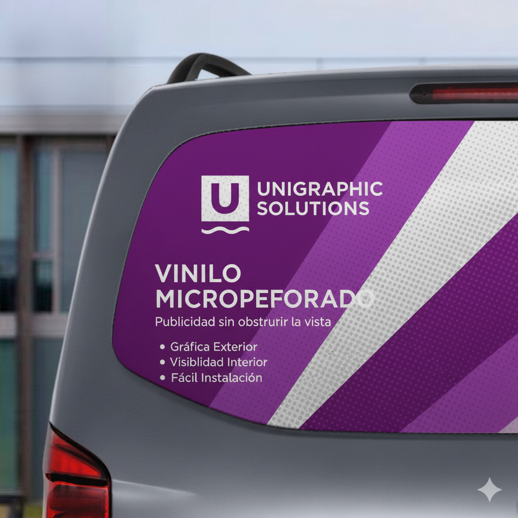 Vinilo microperforado