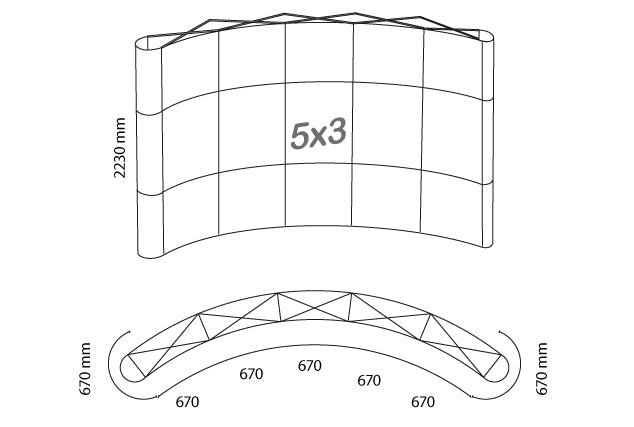 Pop Up Magnético Curvo