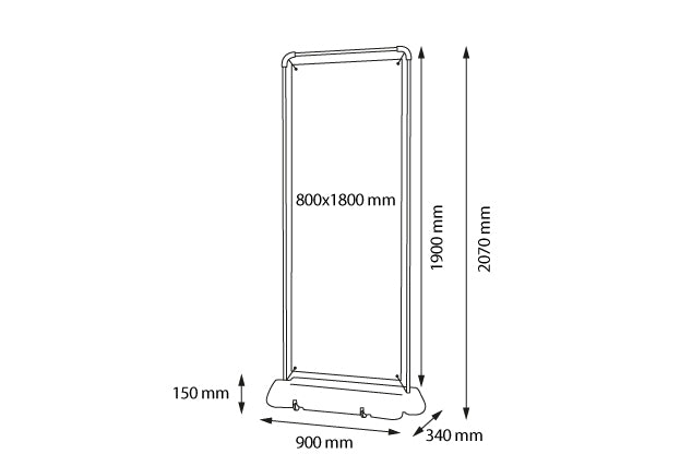 XBanner Taycan doble cara