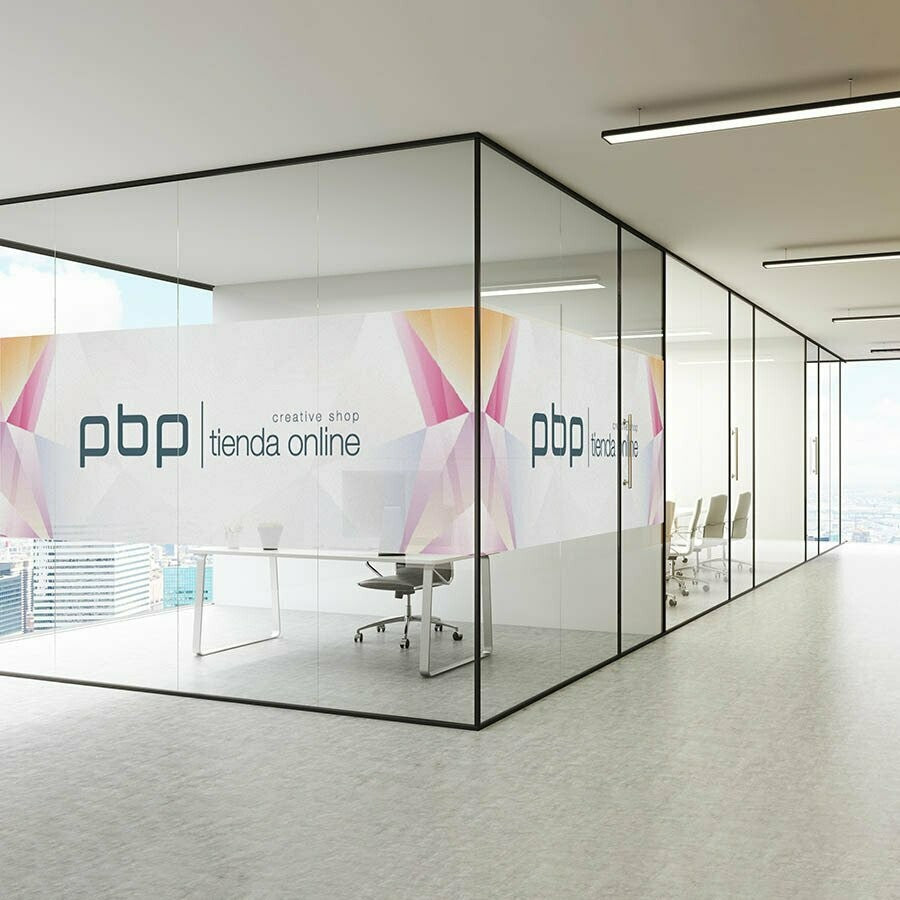 Vinilo para cristales pegado interior