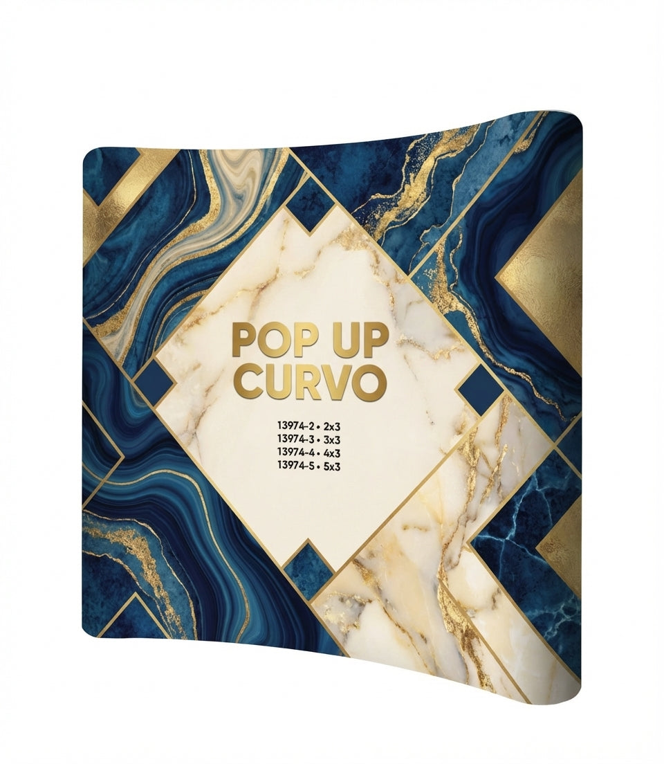 Pop Up Magnético Curvo