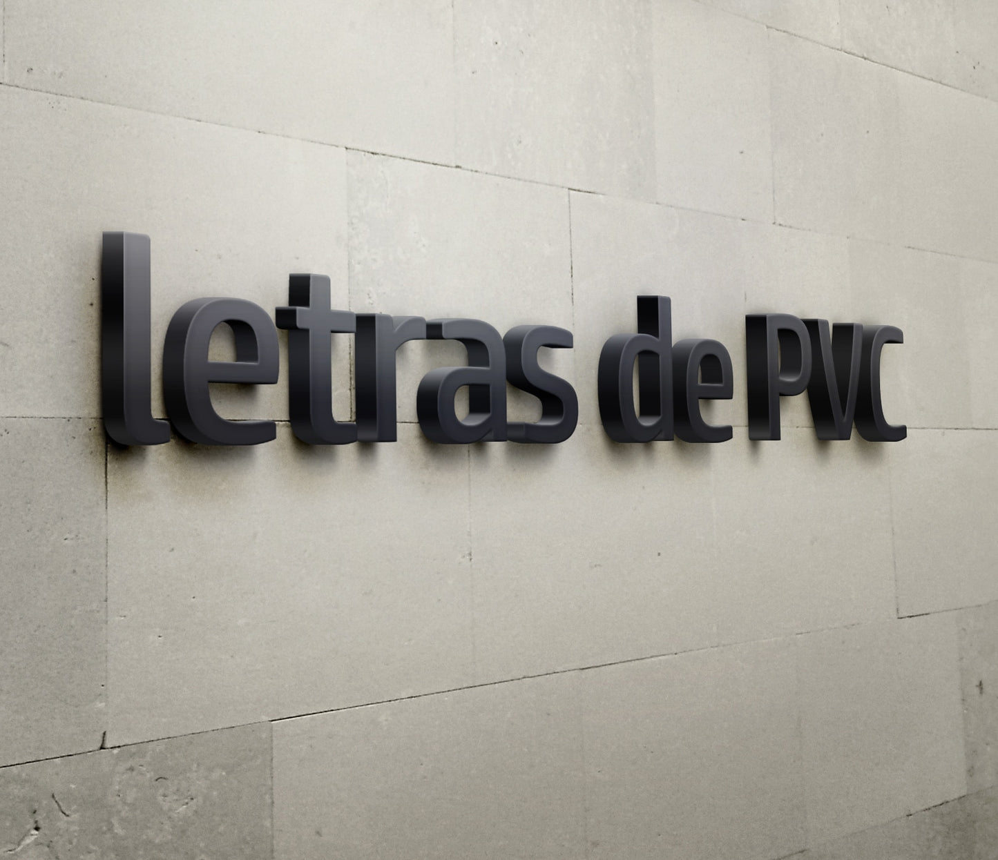 Letras Corpóreas PVC
